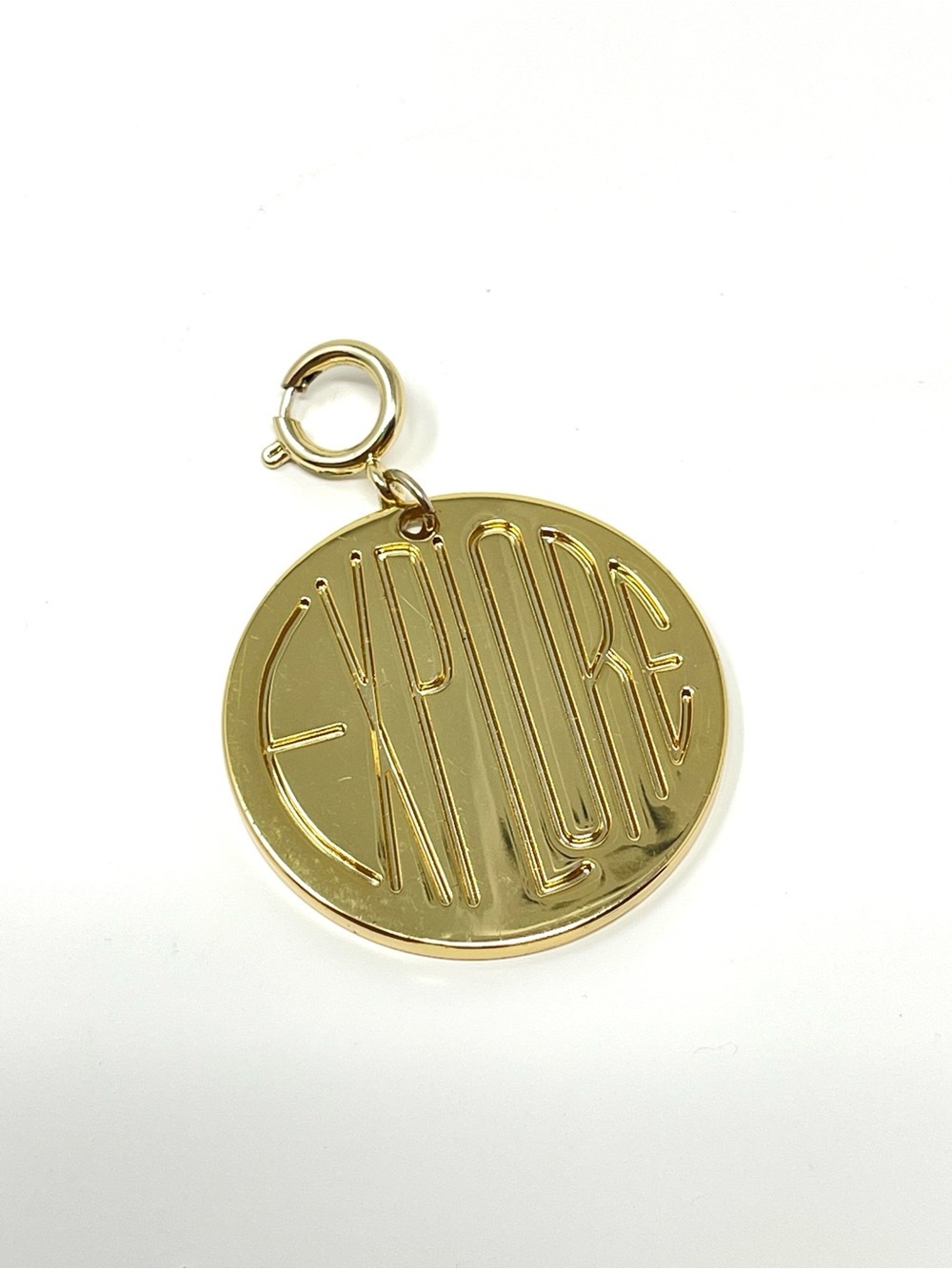 New Anthropologie Gold Explore Charm